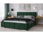 Komfortbett 200x200 cm mit großem Bettkasten, Lattenrost mit Metallrahmen, Schlafzimmerbett IMPERIA S01