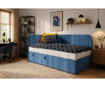 Jugendbett 100x200 cm, Seitenblende und Kopfteil abgerundet, ANTOS 2R