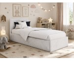 Gepolstertes Jugendbett 80x180 cm mit Kopfteil, Bettkasten und Lattenrost, Polsterbett BARTEK SM 02 Gepolstertes Jugendbett 80x180 cm mit Kopfteil, Bettkasten und Lattenrost, Polsterbett BARTEK SM 02