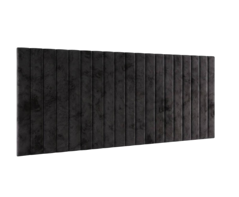 Wandpaneel 89x203 cm mit vertikalen Nähten je 10 oder 15 cm wählbar, Wandpolster INTARO