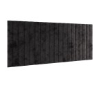 Wandpaneel 89x203 cm mit vertikalen Nähten je 10 oder 15 cm wählbar, Wandpolster INTARO