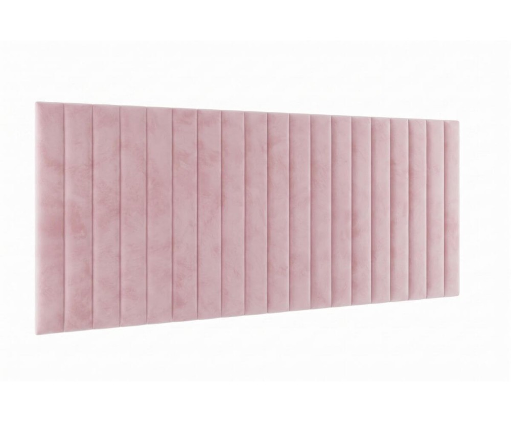 Wandpaneel 89x203 cm mit vertikalen Nähten je 10 oder 15 cm wählbar, Wandpolster INTARO