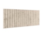 Wandpaneel 89x203 cm mit vertikalen Nähten je 10 oder 15 cm wählbar, Wandpolster INTARO