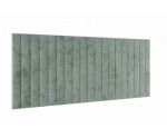 Wandpaneel 89x203 cm mit vertikalen Nähten je 10 oder 15 cm wählbar, Wandpolster INTARO