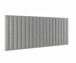 Wandpaneel 89x203 cm mit vertikalen Nähten je 10 oder 15 cm wählbar, Wandpolster INTARO