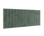 Wandpaneel 89x203 cm mit vertikalen Nähten je 10 oder 15 cm wählbar, Wandpolster INTARO
