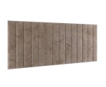 Wandpaneel 89x203 cm mit vertikalen Nähten je 10 oder 15 cm wählbar, Wandpolster INTARO