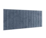 Wandpaneel 89x203 cm mit vertikalen Nähten je 10 oder 15 cm wählbar, Wandpolster INTARO
