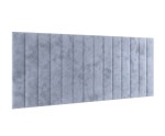Wandpaneel 89x203 cm mit vertikalen Nähten je 10 oder 15 cm wählbar, Wandpolster INTARO