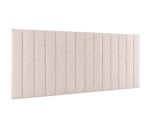 Wandpaneel 89x203 cm mit vertikalen Nähten je 10 oder 15 cm wählbar, Wandpolster INTARO