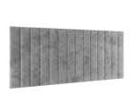 Wandpolster 89x183 cm mit vertikalen Nähten je 10 cm oder 15 cm, Wandpolster 3D, Wandkissen INTARO Wandpolster 89x183 cm mit vertikalen Nähten je 10 cm oder 15 cm, Wandpolster 3D, Wandkissen INTARO