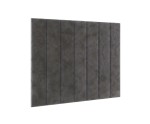 Wandpaneel 89x125 cm mit vertikalen Nähten 3D, Wandpolster vielseitig einsetzbar, Wandschutz INTARO
