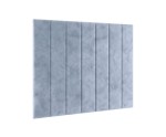 Wandpaneel 89x125 cm mit vertikalen Nähten 3D, Wandpolster vielseitig einsetzbar, Wandschutz INTARO