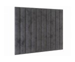 Wandpaneel 89x125 cm mit vertikalen Nähten 3D, Wandpolster vielseitig einsetzbar, Wandschutz INTARO