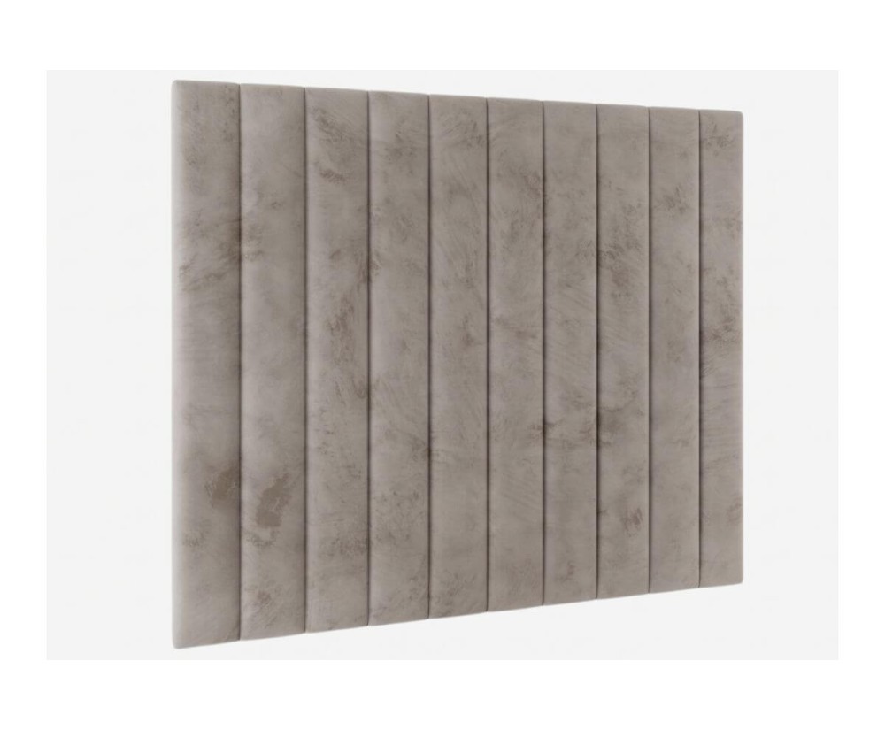 Wandpaneel 89x125 cm mit vertikalen Nähten 3D, Wandpolster vielseitig einsetzbar, Wandschutz INTARO