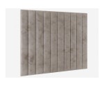 Wandpaneel 89x125 cm mit vertikalen Nähten 3D, Wandpolster vielseitig einsetzbar, Wandschutz INTARO