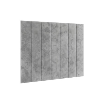 Modernes Wandpaneel 89x105 cm mit vertikalen Steppnähten, Wandpolster INTARO