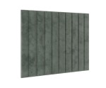 Modernes Wandpaneel 89x105 cm mit vertikalen Steppnähten, Wandpolster INTARO