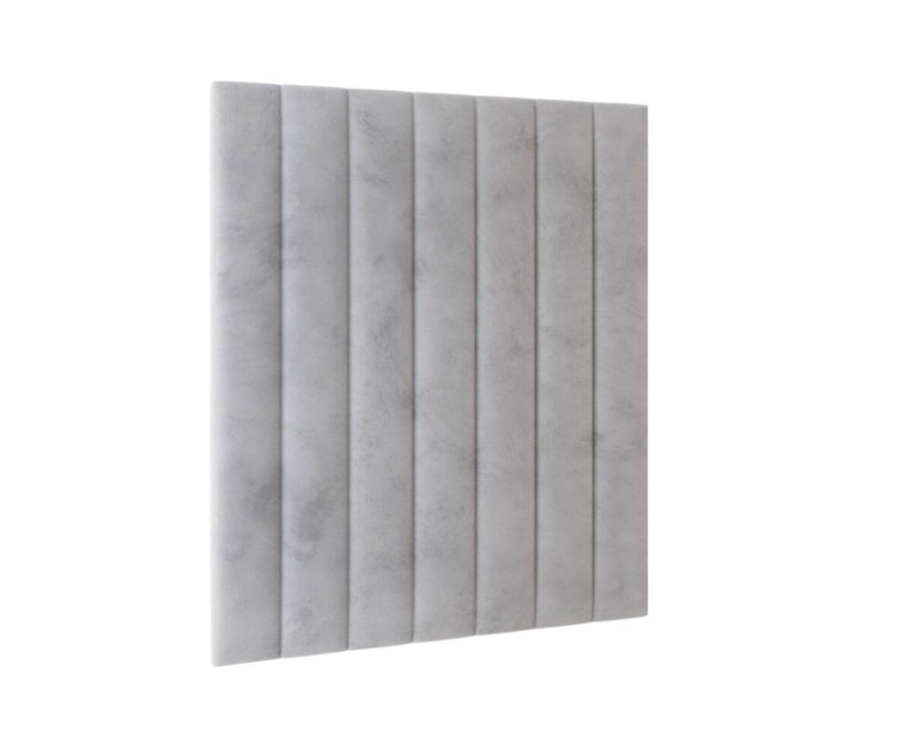 Gepolstertes Kopfteil 89x95 cm, Wandpaneel mit vertikalen Steppnähten, Wandpolster INTARO Gepolstertes Kopfteil 89x95 cm, Wandpaneel mit vertikalen Steppnähten, Wandpolster INTARO