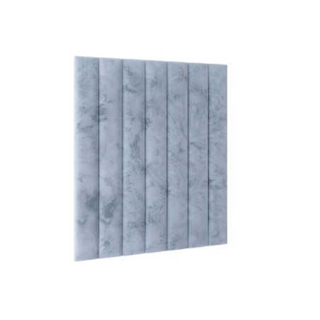 Gepolstertes Kopfteil 89x95 cm, Wandpaneel mit vertikalen Steppnähten, Wandpolster INTARO