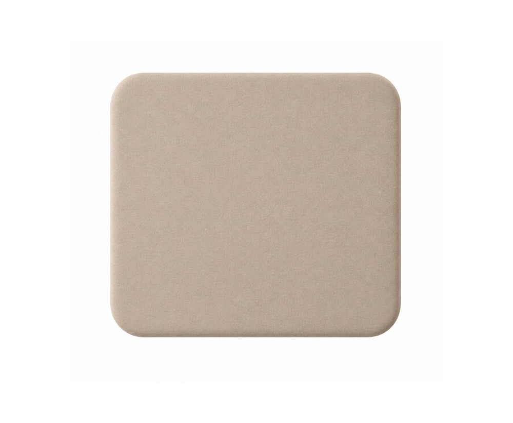 Gepolstertes Wandpaneel 87x94 cm, abgerundetes Wandpolster INTARO 02