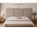 Gepolstertes Wandpaneel 87x94 cm, abgerundetes Wandpolster INTARO 02 Gepolstertes Wandpaneel 87x94 cm, abgerundetes Wandpolster INTARO 02