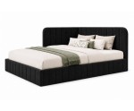 Eckbett 140x200 cm mit Bettkasten und Lattenrost, Polsterbett für Jugendzimmer, MARIO SM 06