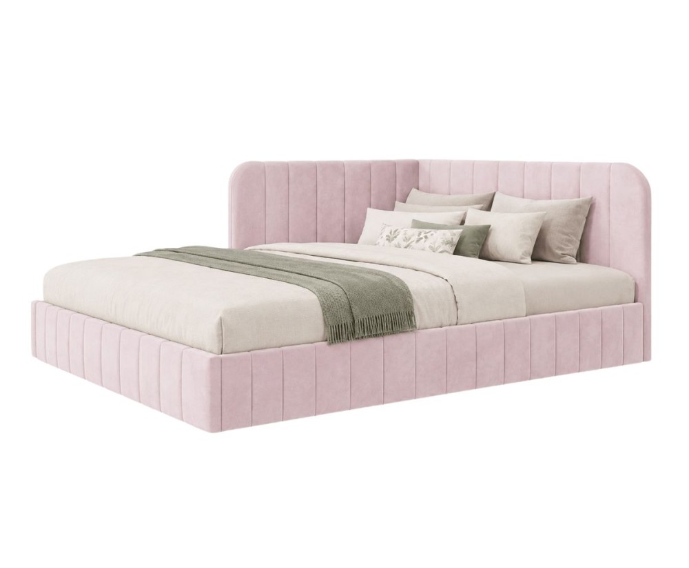 Eckbett 140x200 cm mit Bettkasten und Lattenrost, Polsterbett für Jugendzimmer, MARIO SM 06 Eckbett 140x200 cm mit Bettkasten und Lattenrost, Polsterbett für Jugendzimmer, MARIO SM 06