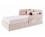 Jugendbett 80x180 cm mit RAUSFALLSCHUTZ und praktischen Taschen, MARIO SM 06K Jugendbett 80x180 cm mit RAUSFALLSCHUTZ und praktischen Taschen, MARIO SM 06K