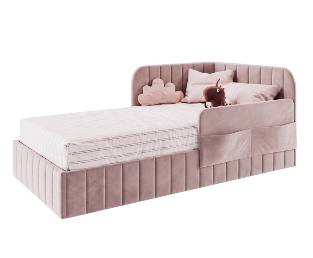Singlebett 100x200 cm mit Bettkasten, RAUSFALLSCHUTZ und praktischen Taschen, Jugendbett MARIO SM 06K Singlebett 100x200 cm mit Bettkasten, RAUSFALLSCHUTZ und praktischen Taschen, Jugendbett MARIO SM 06K