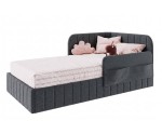 Singlebett 100x200 cm mit Bettkasten, RAUSFALLSCHUTZ und praktischen Taschen, Jugendbett MARIO SM 06K Singlebett 100x200 cm mit Bettkasten, RAUSFALLSCHUTZ und praktischen Taschen, Jugendbett MARIO SM 06K