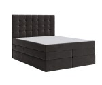 Komfortbett 180x200 cm, Boxspringbett mit Bettkasten, hohes Kopfteil gesteppt, MAGNUS 2B DUO