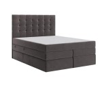 Boxspringbett 200x200 cm mit 2 Matratzen, 2 separate Bettkästen, niedriges Kopfteil auf Wunsch für Dachschräge, MAGNUS 2B DUO Boxspringbett 200x200 cm mit 2 Matratzen, 2 separate Bettkästen, niedriges Kopfteil auf Wunsch für Dachschräge, MAGNUS 2B DUO