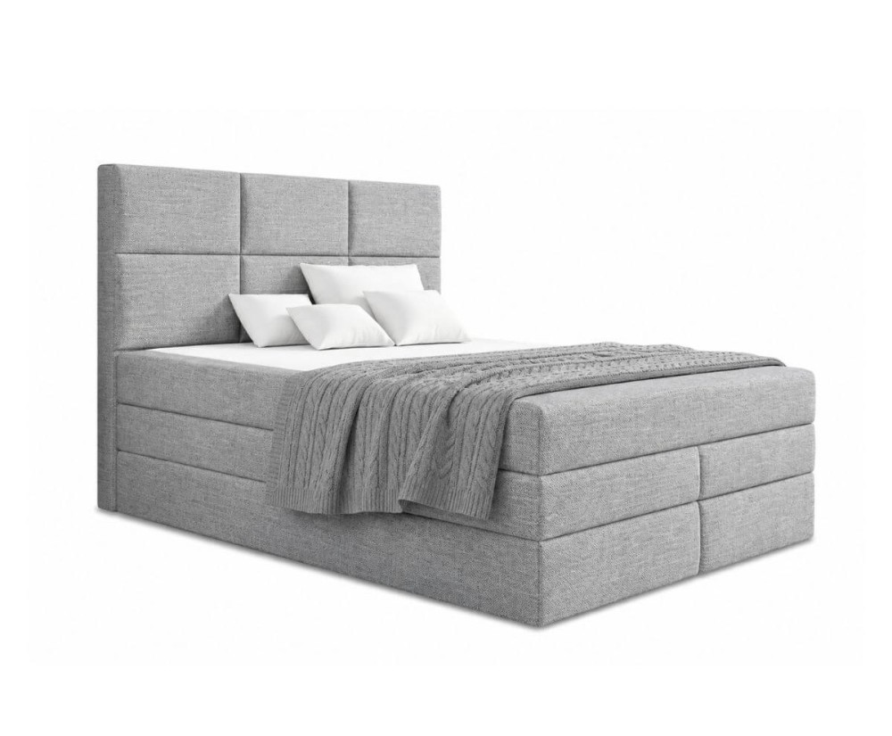 Doppelbett 180x200 cm, Boxspringbett mit 2 Matratzen, 2 separate Bettkästen, Bett für Dachschräge, MAGNUS 7B Doppelbett 180x200 cm, Boxspringbett mit 2 Matratzen, 2 separate Bettkästen, Bett für Dachschräge, MAGNUS 7B