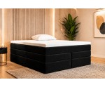 Boxspringbett 140x200 cm, Ehebett mit 2 Matratzen, Hotelbett, ohne Kopfteil, LUXOR 1K Boxspringbett 140x200 cm, Ehebett mit 2 Matratzen, Hotelbett, ohne Kopfteil, LUXOR 1K