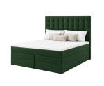 Kontinentalbett 160x200 cm mit Bettkasten, niedriges Kopfteil auf Wunsch für Dachschräge, Ehebett MAGNUS 6B Kontinentalbett 160x200 cm mit Bettkasten, niedriges Kopfteil auf Wunsch für Dachschräge, Ehebett MAGNUS 6B