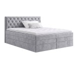 Kontinentalbett 160x200 cm, Ehebett, Hotelbett, Kopfteil gesteppt mit Kristallen, CRYSTAL K34 Kontinentalbett 160x200 cm, Ehebett, Hotelbett, Kopfteil gesteppt mit Kristallen, CRYSTAL K34