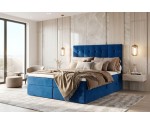 Kontinentalbett 160x200 cm, Ehebett für Dachschräge, Hotelbett mit Bettkasten, MAGNUS 2A Kontinentalbett 160x200 cm, Ehebett für Dachschräge, Hotelbett mit Bettkasten, MAGNUS 2A