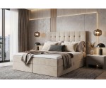 Komfortables Bett 200x200 cm für Schlafzimmer, Ehebett, Hotelbett mit Bettkasten, MAGNUS 2A Komfortables Bett 200x200 cm für Schlafzimmer, Ehebett, Hotelbett mit Bettkasten, MAGNUS 2A