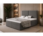 Bequemes Kontinentalbett 160x200 cm mit hohem Kopfteil, Ehebett mit Bettkasten, Hotelbett MAGNUS 13A Bequemes Kontinentalbett 160x200 cm mit hohem Kopfteil, Ehebett mit Bettkasten, Hotelbett MAGNUS 13A