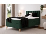 Boxspringbett, Einzelbett mit Bettkasten, Füße, MATRATZE zur Auswahl, INTARO A10