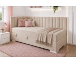 Polsterbett 80x200 cm, Jugendbett, Einzelbett mit Bettkasten, INTARO A40 Polsterbett 80x200 cm, Jugendbett, Einzelbett mit Bettkasten, INTARO A40