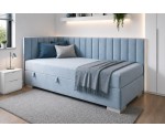 Polsterbett 80x200 cm, Jugendbett, Einzelbett mit Bettkasten, INTARO A40 Polsterbett 80x200 cm, Jugendbett, Einzelbett mit Bettkasten, INTARO A40