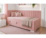 Polsterbett 80x200 cm, Jugendbett, Einzelbett mit Bettkasten, INTARO A40 Polsterbett 80x200 cm, Jugendbett, Einzelbett mit Bettkasten, INTARO A40