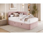 Polsterbett 80x180 cm mit Bettkasten, Eckbett, Jugendbett KEVIN 1R Polsterbett 80x180 cm mit Bettkasten, Eckbett, Jugendbett KEVIN 1R