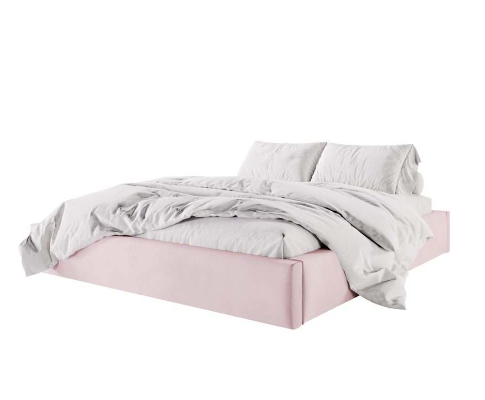 Modernes Bett 160x200 cm mit erleichterter Bettmachfunktion, Bett mit Lattenrost und Bettkasten, SAMOS SF 02 Modernes Bett 160x200 cm mit erleichterter Bettmachfunktion, Bett mit Lattenrost und Bettkasten, SAMOS SF 02