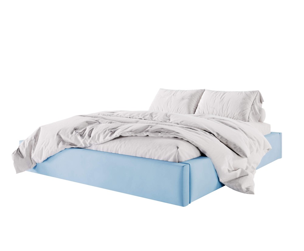 Modernes Bett 160x200 cm mit erleichterter Bettmachfunktion, Bett mit Lattenrost und Bettkasten, SAMOS SF 02 Modernes Bett 160x200 cm mit erleichterter Bettmachfunktion, Bett mit Lattenrost und Bettkasten, SAMOS SF 02