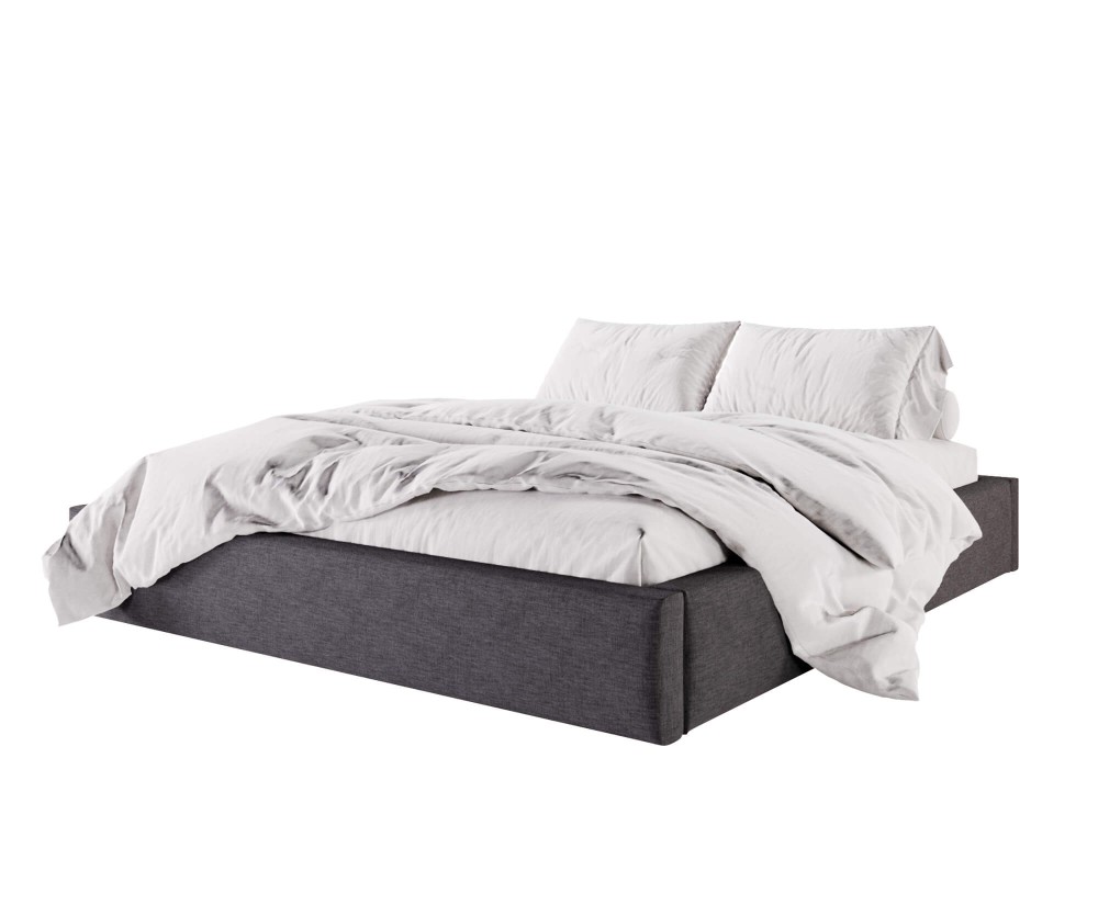 Polsterbett 180x200 cm mit erleichterter Bettmachfunktion, Lattenrost mit Hebefunktion, SAMOS SF 02