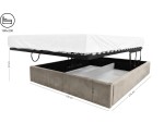 Polsterbett 180x200 cm mit erleichterter Bettmachfunktion, Lattenrost mit Hebefunktion, SAMOS SF 02 Polsterbett 180x200 cm mit erleichterter Bettmachfunktion, Lattenrost mit Hebefunktion, SAMOS SF 02