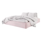 Großes Doppelbett 200x200 cm mit erleichterter Bettmachfunktion, Lattenrost mit Hebefunktion, SAMOS SF 02